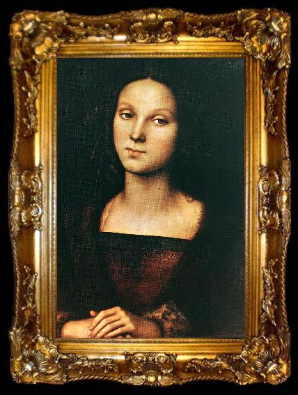 framed  PERUGINO, Pietro Magdalen af, ta009-2